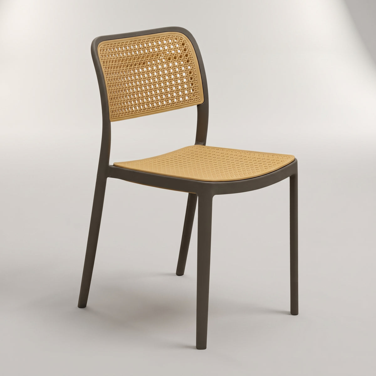 Bravo Grey Rattan Dining Arm Chair by Zodiya
