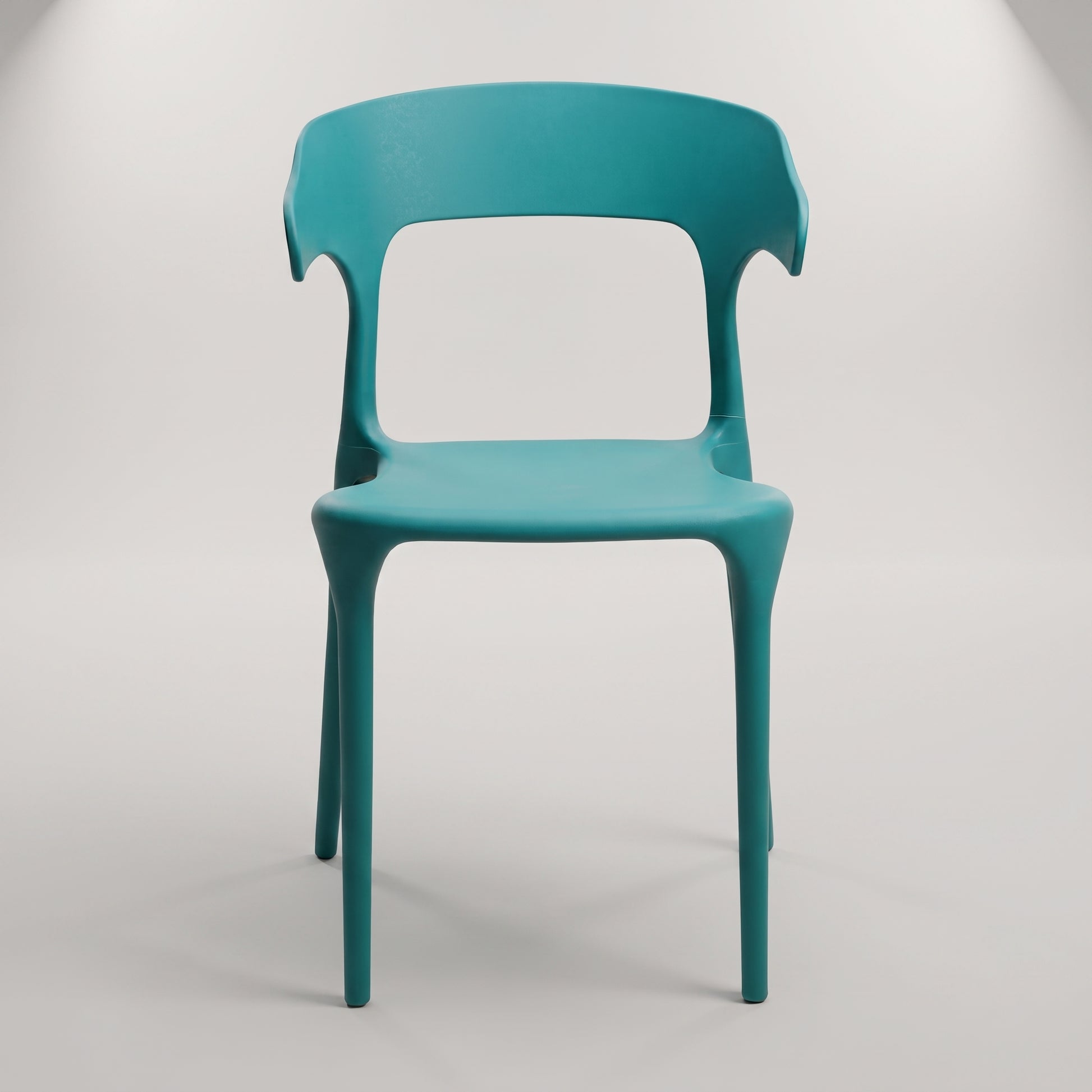 Vision Blue Plastic Chair By Zodiya-4