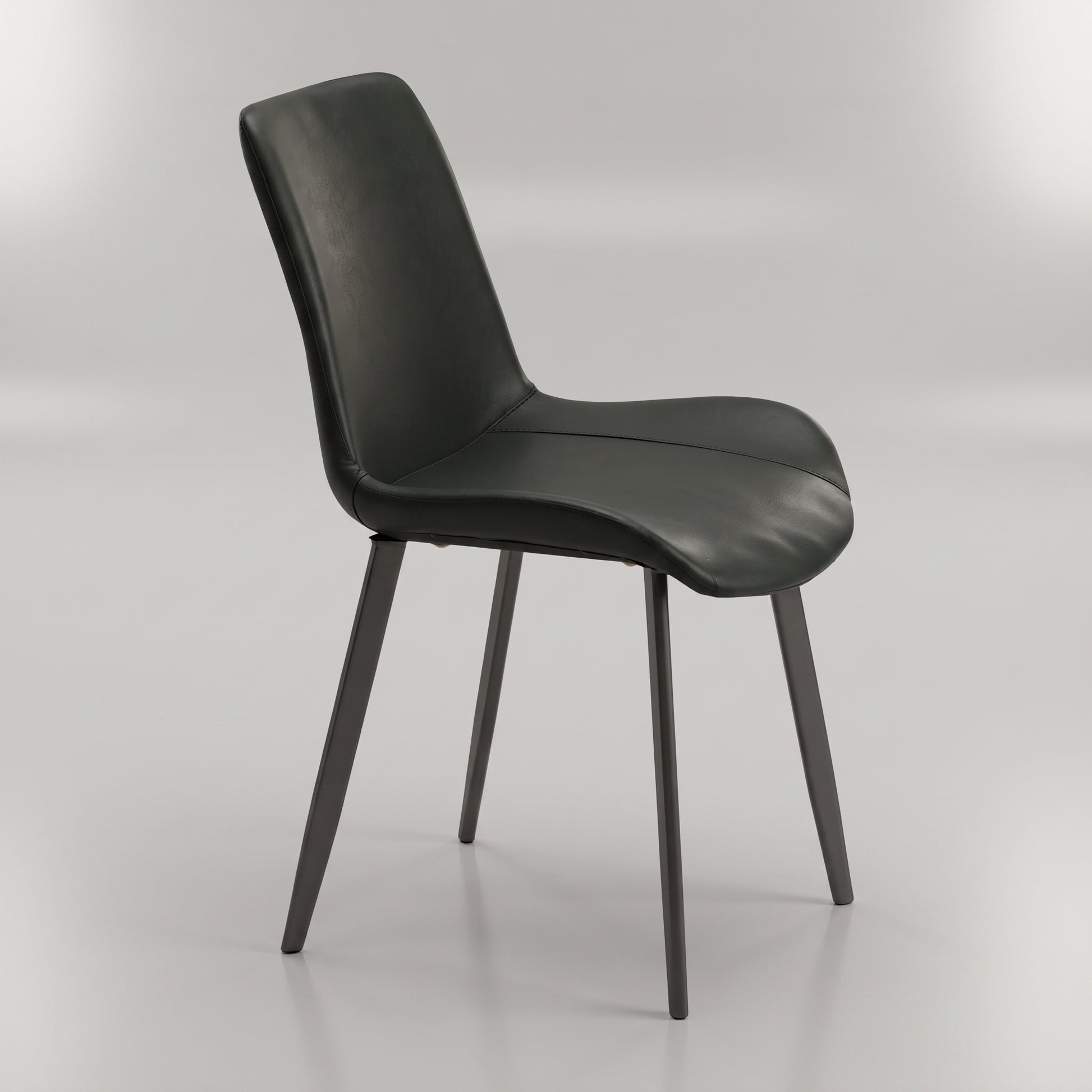 Cruze Black Plastic Dining Chair by Zodiya-5