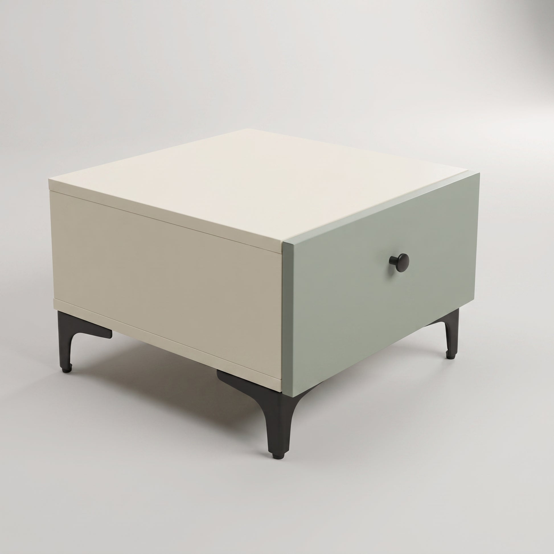 MAKWA Pastel Green Bedside with Storage by Zodiya-5