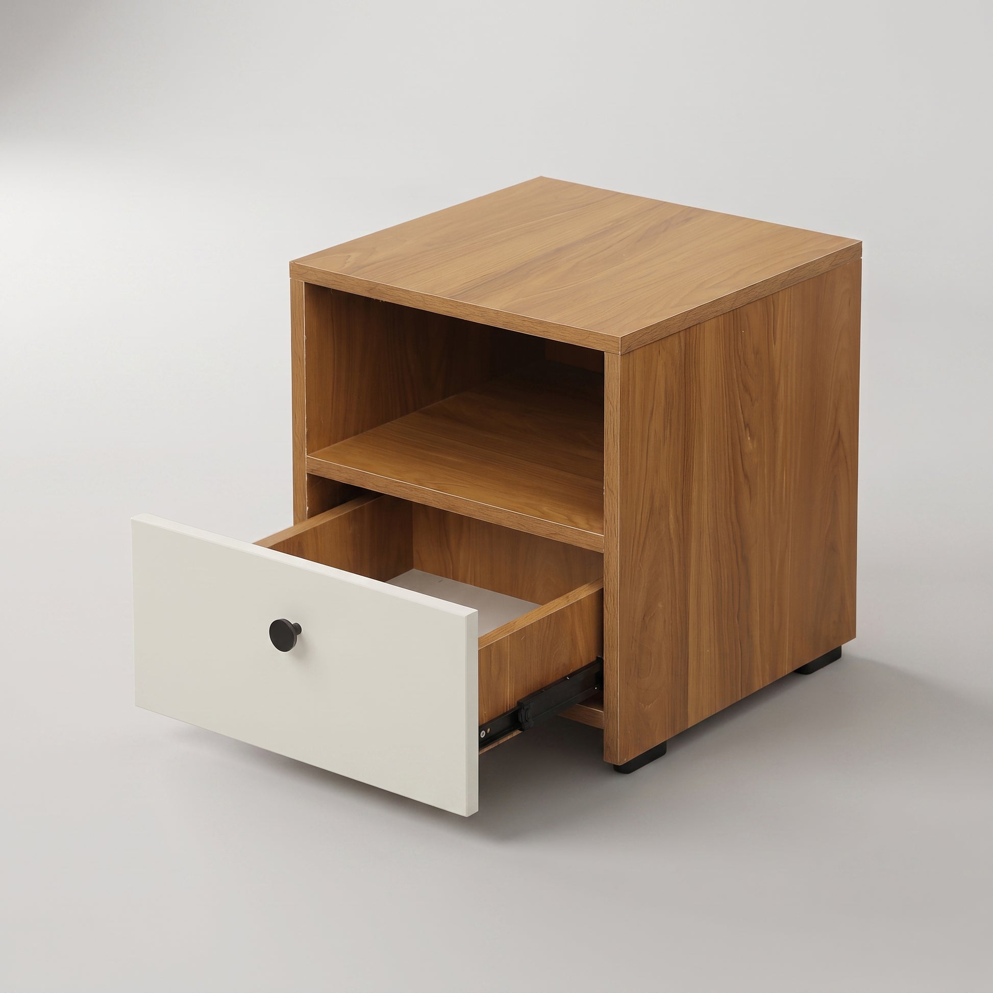 NAILA Engineered Wood Bedside Table with Drawer by Zodiya-5