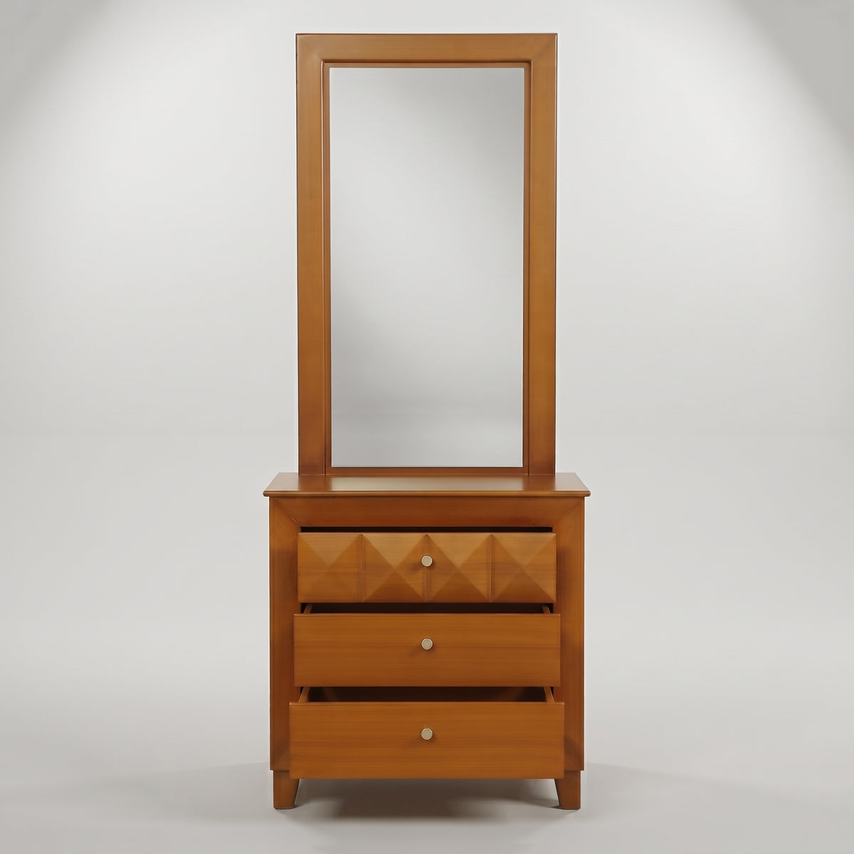Lunexis Engineered Wood Dressing Table with 3 Drawers by Zodiya