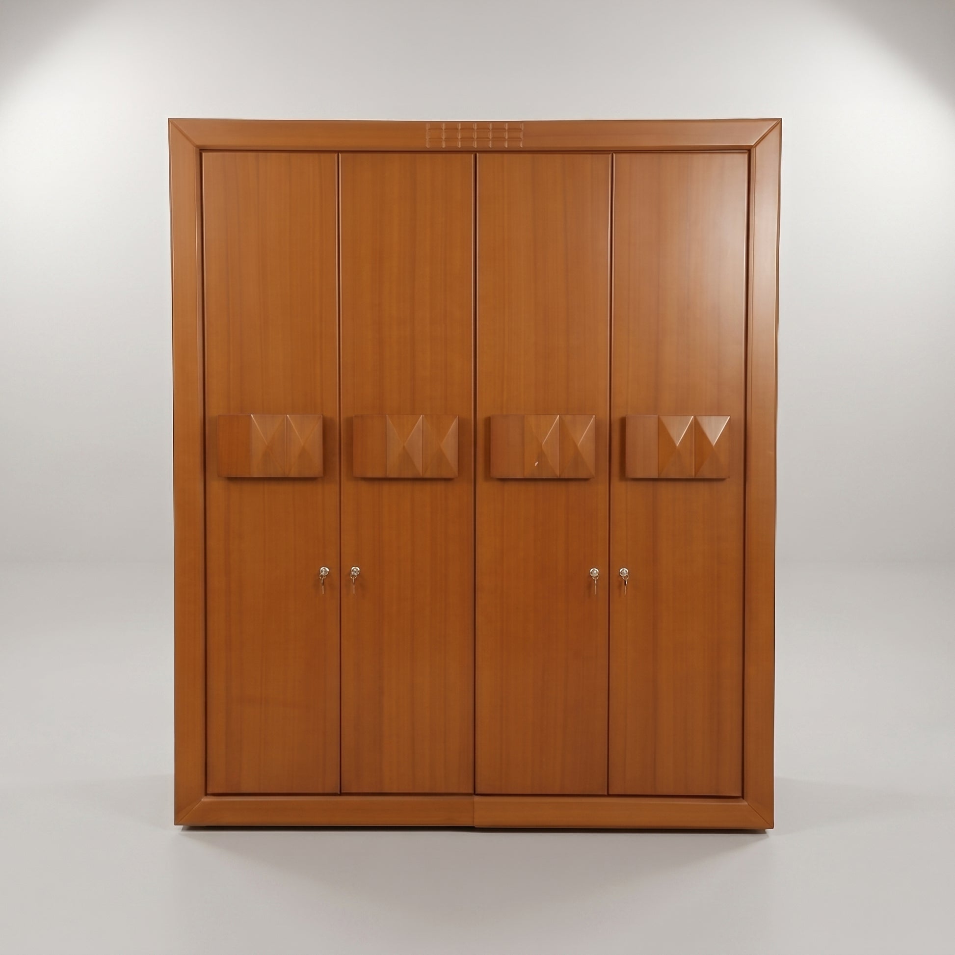 Lunexis Engineered Wood 4 Door Wardrobe by Zodiya-4