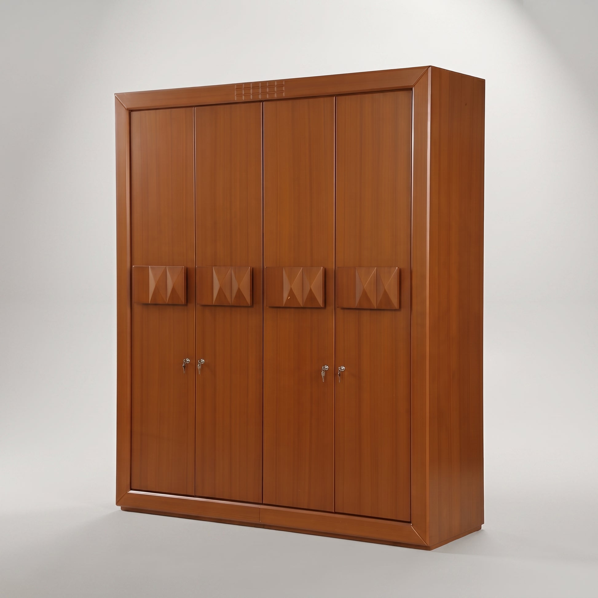 Lunexis Engineered Wood 4 Door Wardrobe by Zodiya-5
