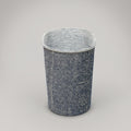 Grey Round Fabric Laundry Basket by Zodiya