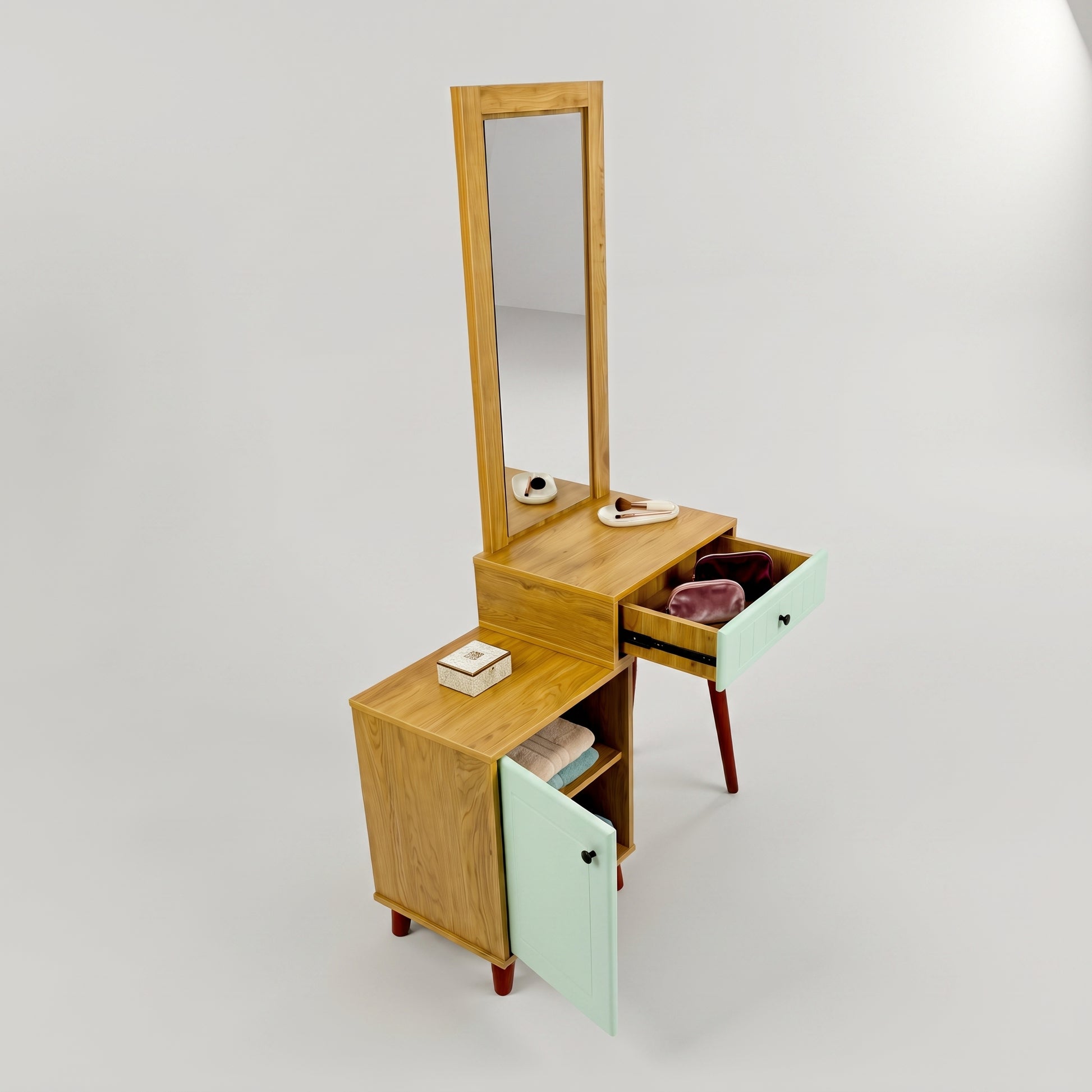 Pista Green Dressing Table by Zodiya-3