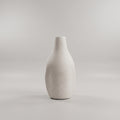 Off White Ceramic Flower Vase (Set of 2) by Zodiya
