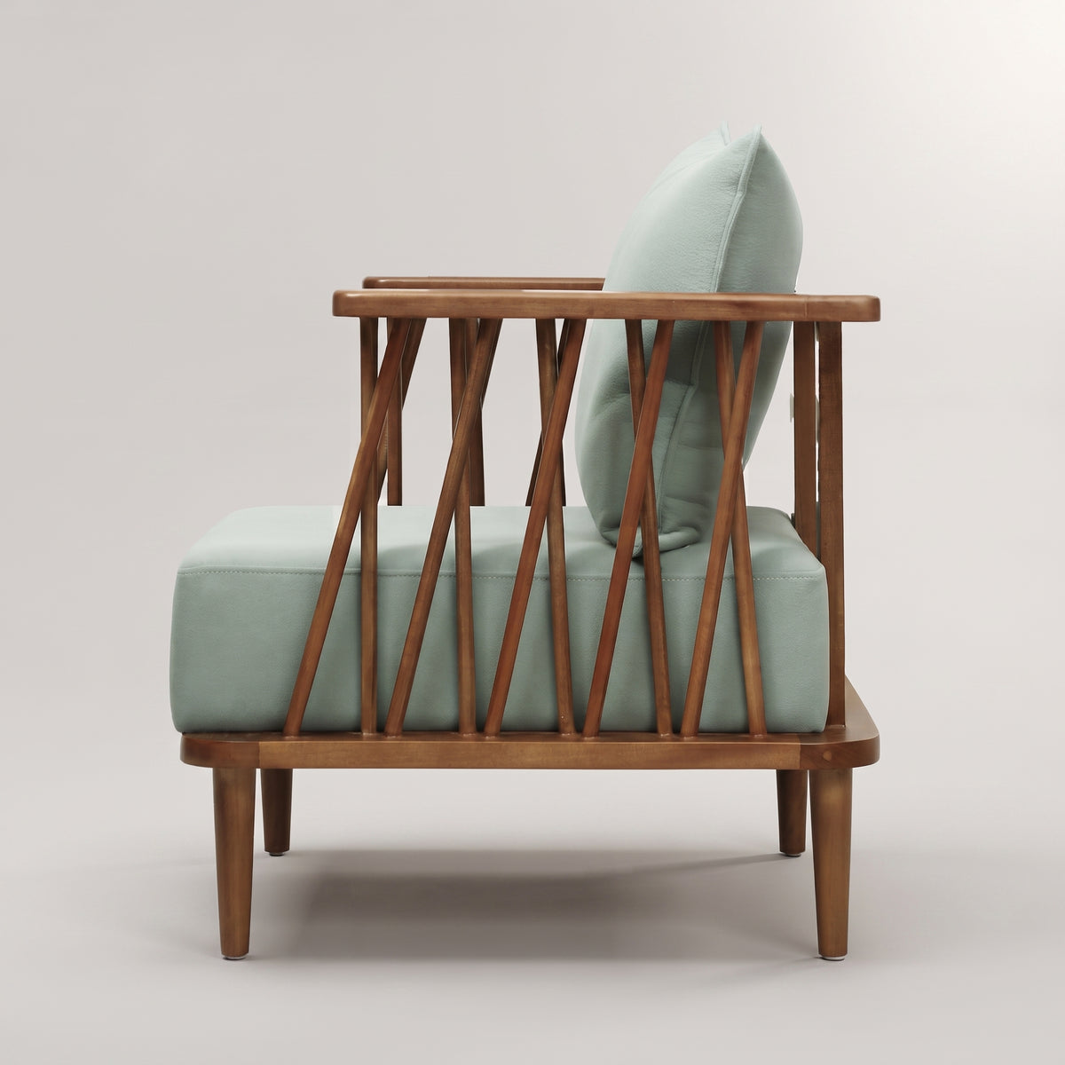 Falcon Green 1 Seater Sofa By Zodiya