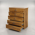 Wooden Chest of 5 Drawers by Zodiya