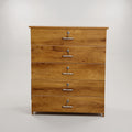 Wooden Chest of 5 Drawers by Zodiya