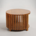 Wooden Round Coffee Table By Zodiya