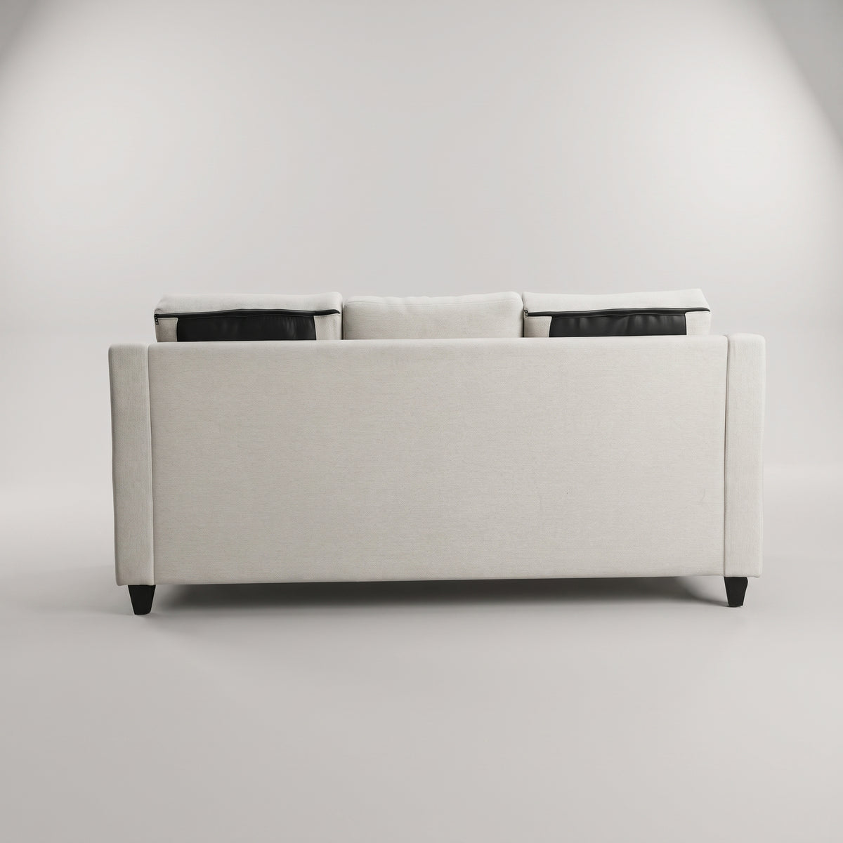 Apholine White 3 Seater Sofa by Zodiya