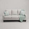 Apholine White 3 Seater Sofa by Zodiya