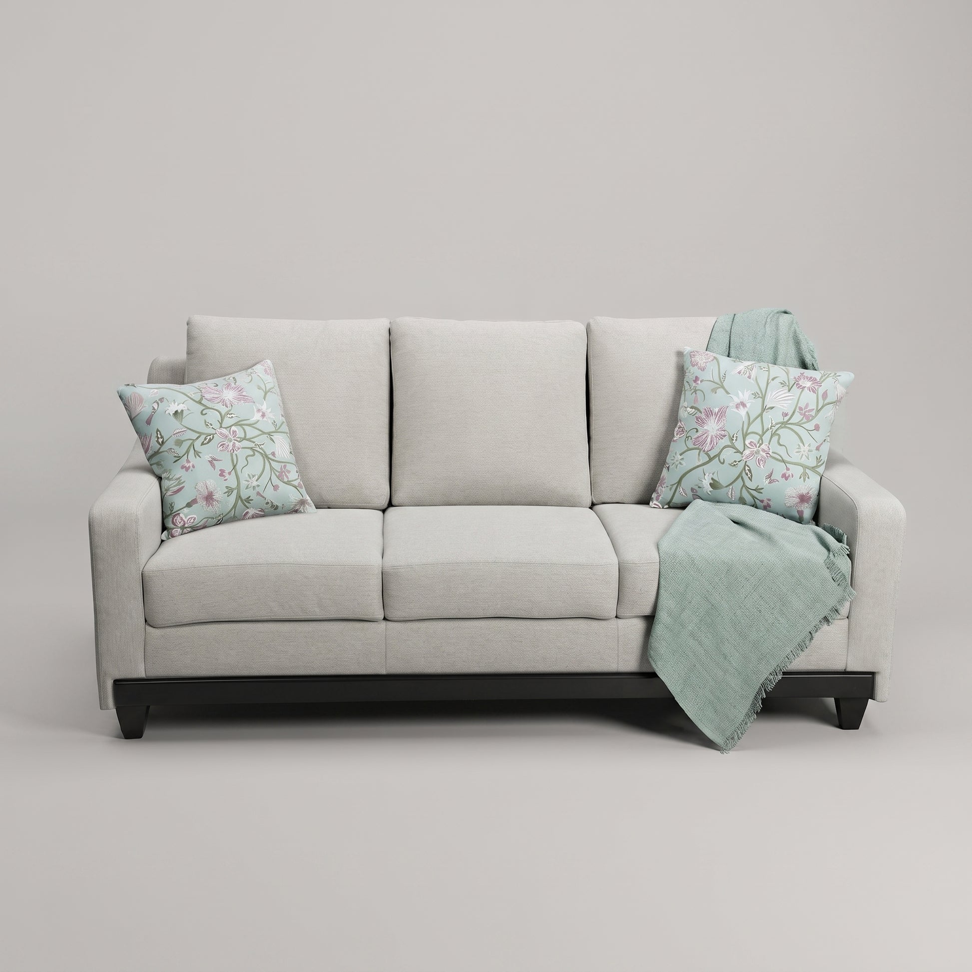 Apholine White 3 Seater Sofa by Zodiya-5