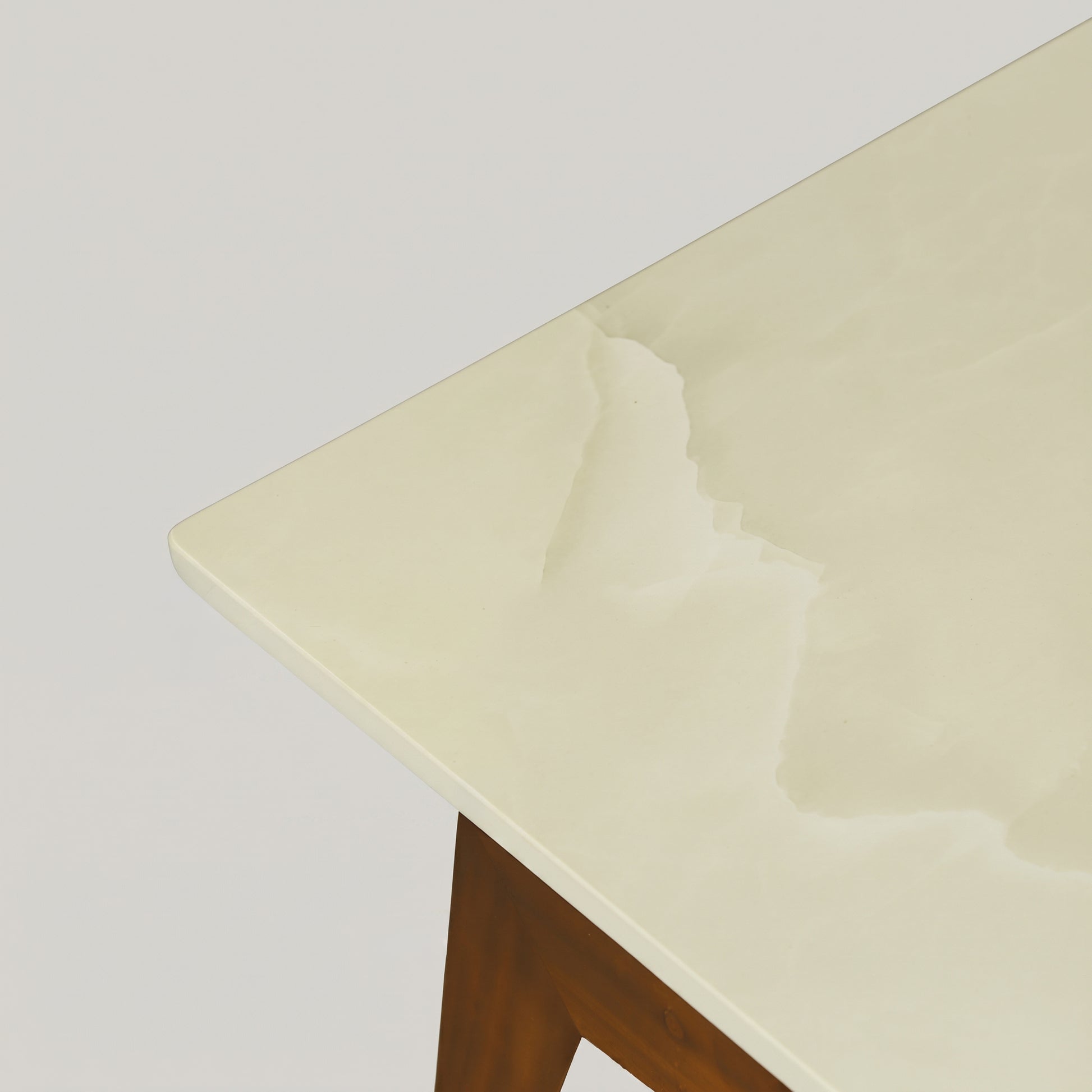 Zerethon Square Marble Wooden Coffee Table by Zodiya-4