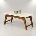 Zerethon Square Marble Wooden Coffee Table by Zodiya