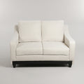 Apholine White 2 Seater Sofa by Zodiya