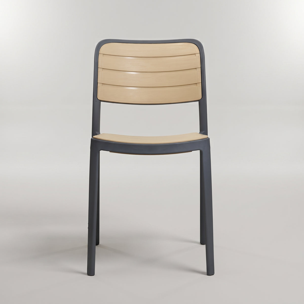Grey Outdoor Plastic Chair by Zodiya