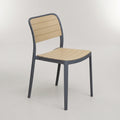 Grey Outdoor Plastic Chair by Zodiya