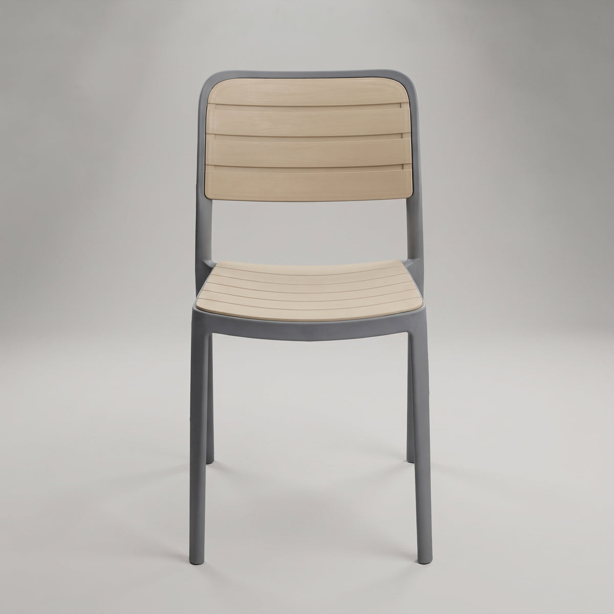 Grey Outdoor Plastic Chair by Zodiya