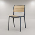 Grey Outdoor Plastic Chair by Zodiya