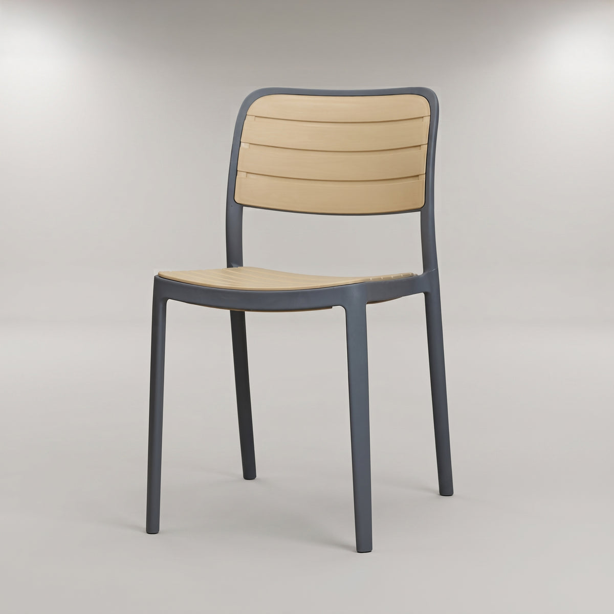 Grey Outdoor Plastic Chair by Zodiya