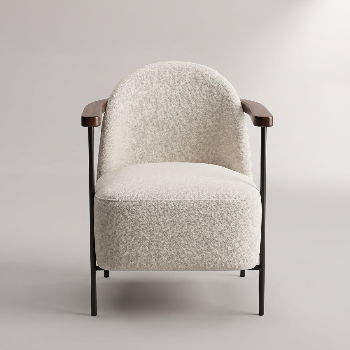 Cream Accent Chair by Zodiya