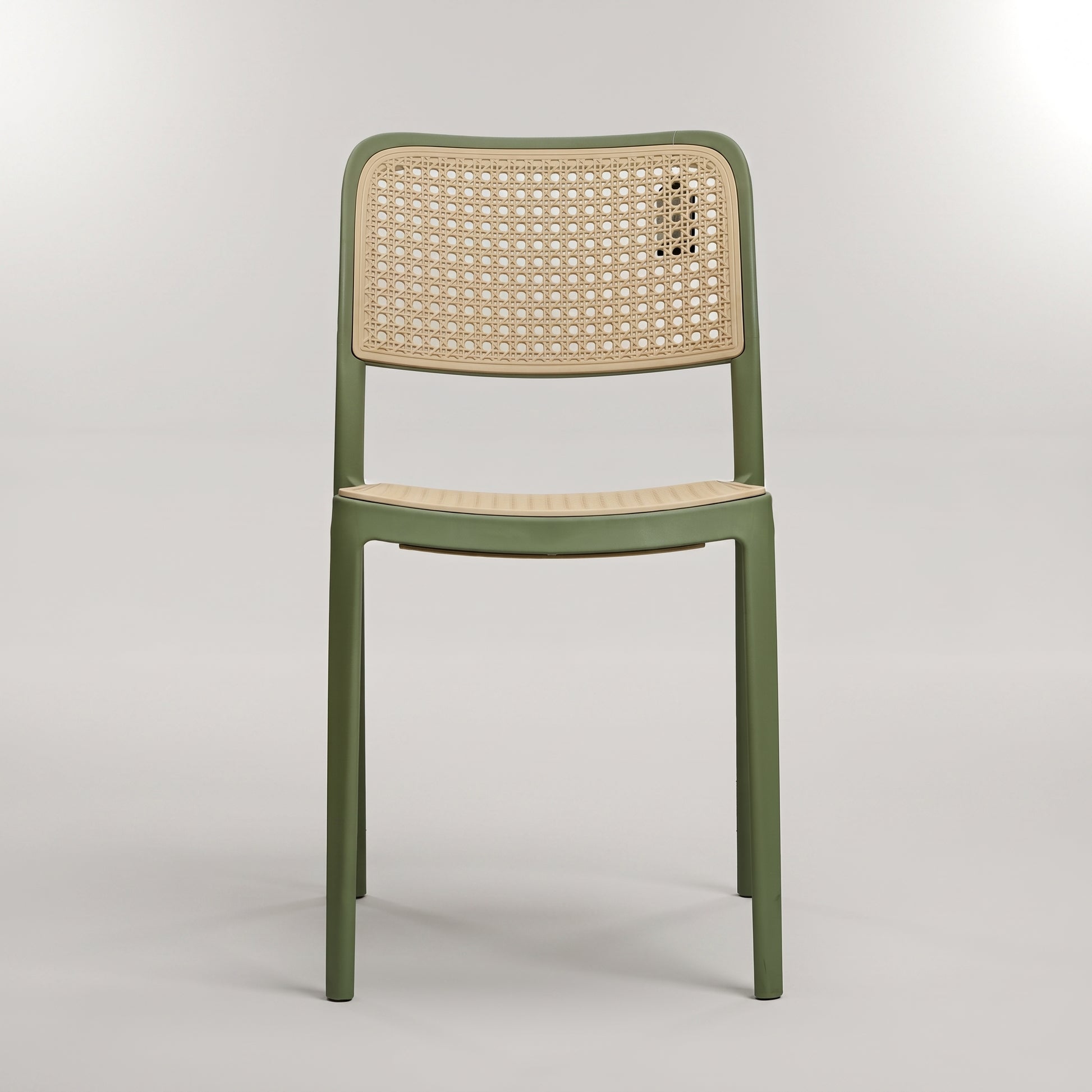Bravo Green Frame Plastic Chair by Zodiya-4