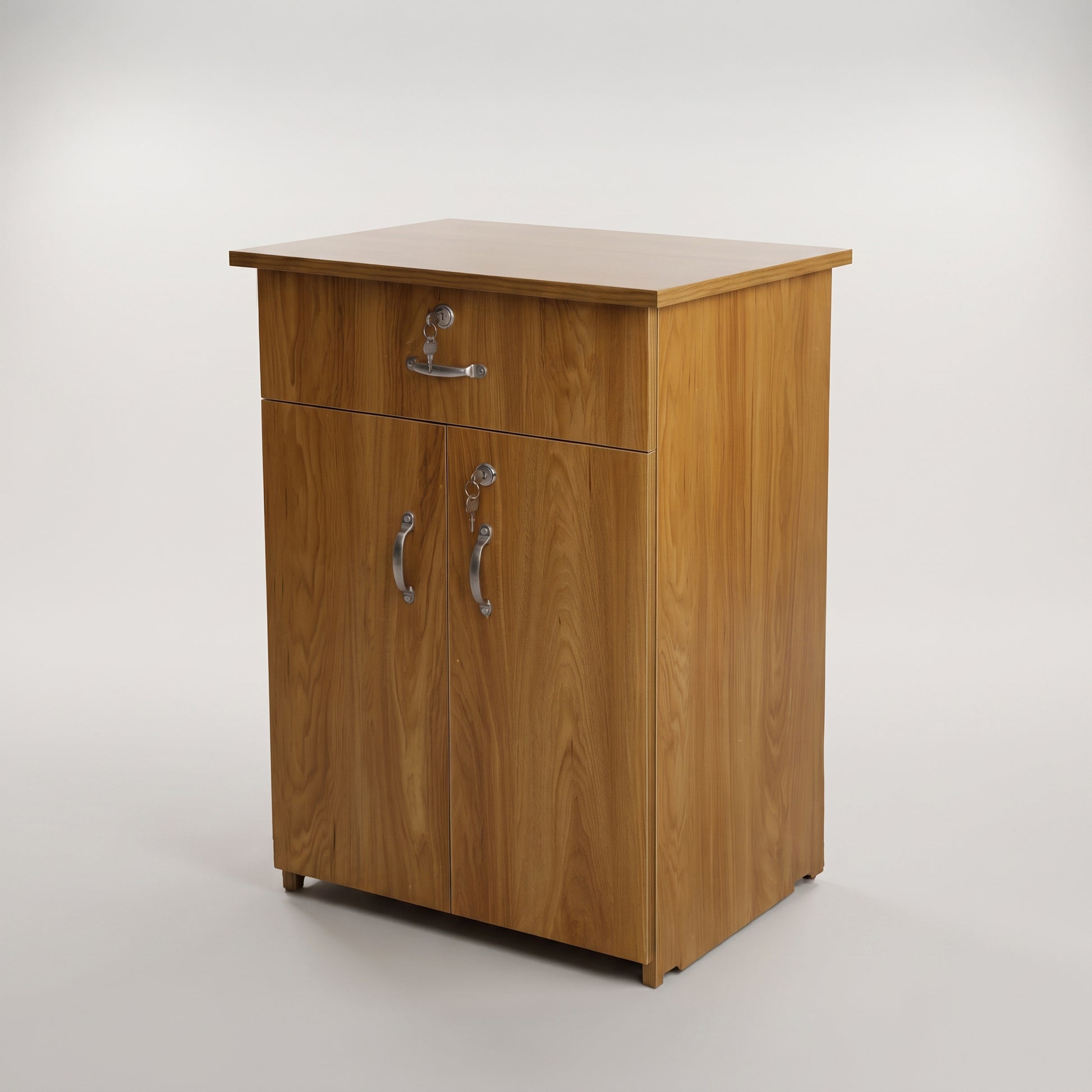 Wooden Storage Cabinet with Drawer & Doors by Zodiya-3