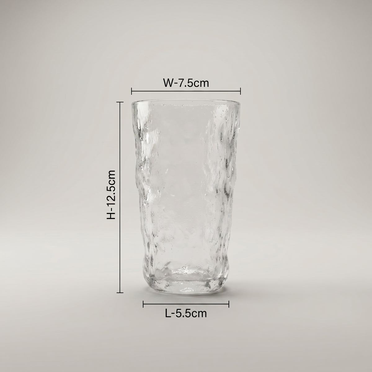 Clear Juice Glass Set of 6 by Zodiya