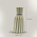 Cream & Grey Ceramic Flower Vase (large)By Zodiya
