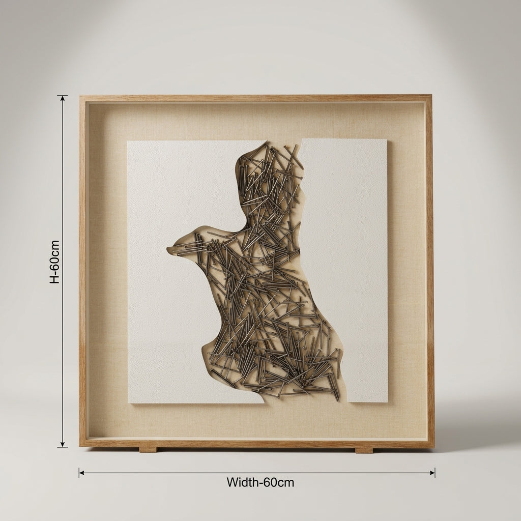 Modern Art Wooden Frame for Wall By Zodiya