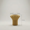 Yellow Ceramic Flower Vase by Zodiya