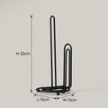 Black Metal Tissue Holder By Zodiya