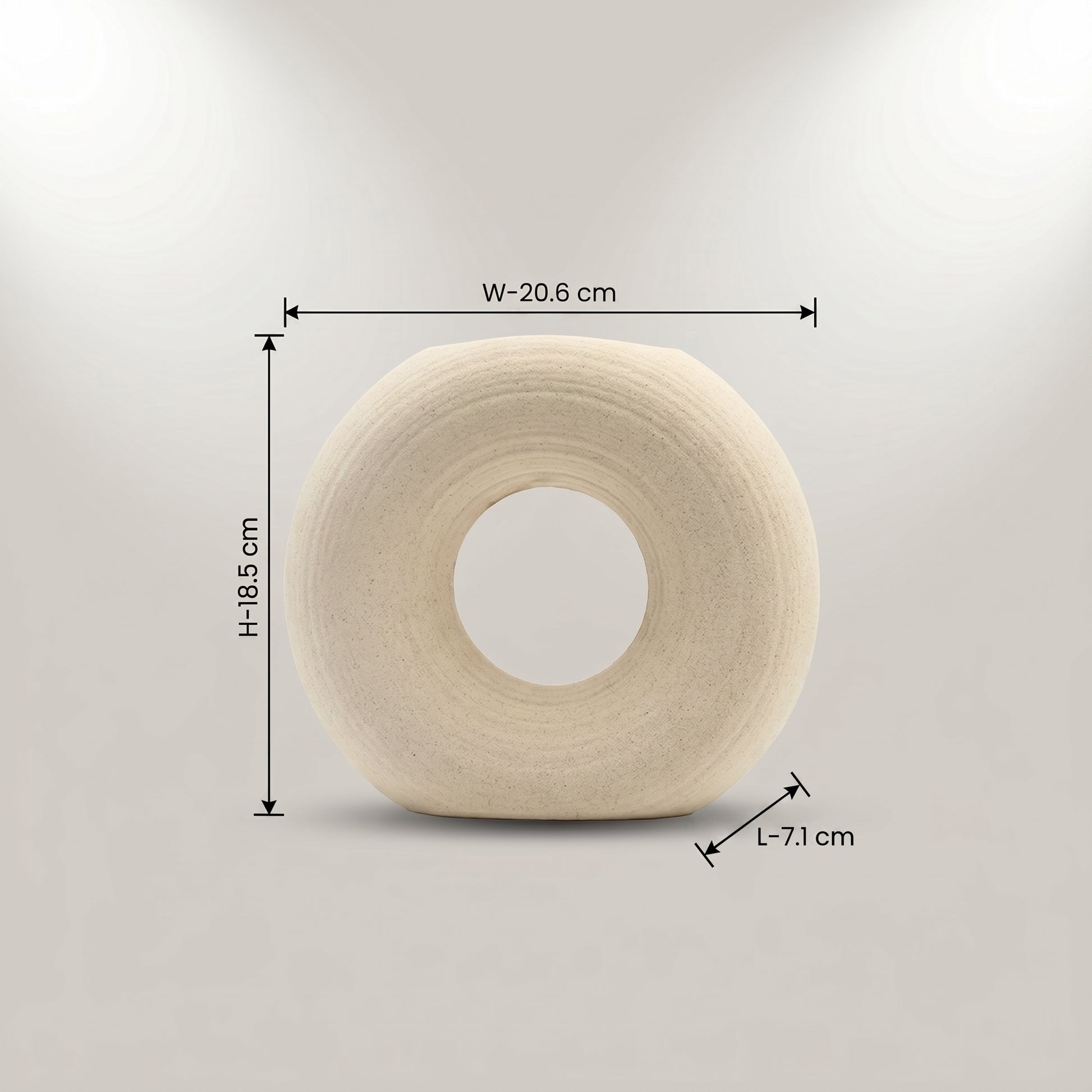 Round Ceramic Flower Vase by Zodiya-2