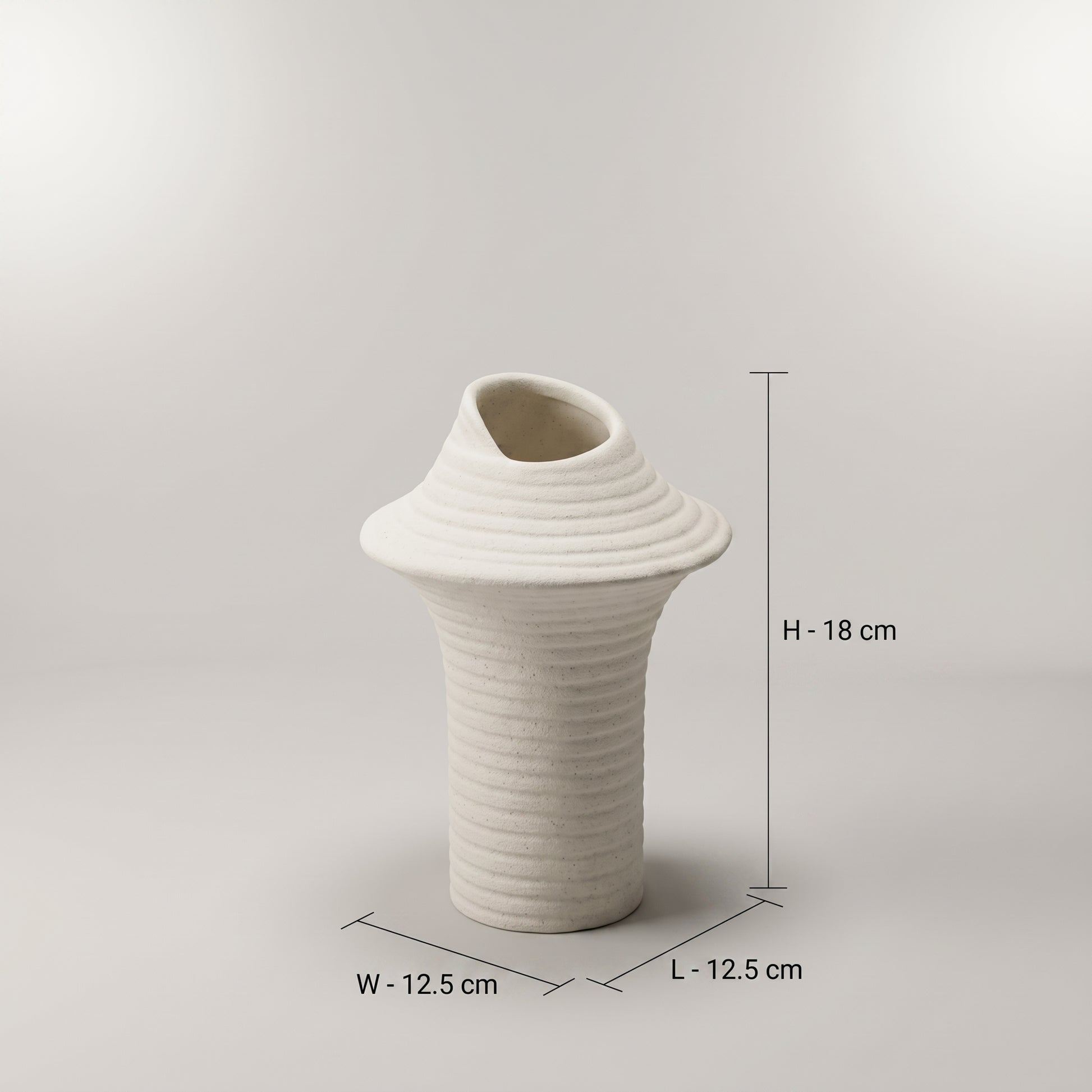 White Rim Flower Vase by Zodiya-2