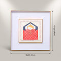White and Red Wall Frame by Zodiya