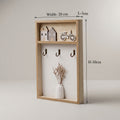 White Wooden Keyholder by Zodiya