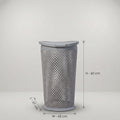 Large Dark Grey Laundry Basket by Zodiya
