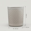 Grey Plastic Dustbin by Zodiya