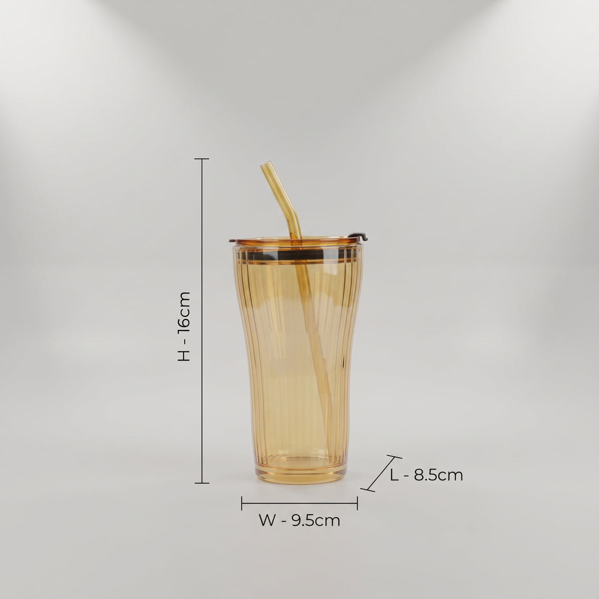 Brown Sipper Glass by Zodiya