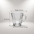 Glass Cup Set Of 6 By Zodiya