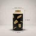 Beige and Brown Ceramic Flower Vase By Zodiya