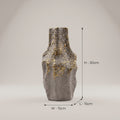 Large Grey Texture Ceramic Vase By Zodiya