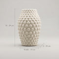 Small White Ceramic Flower Vase By Zodiya