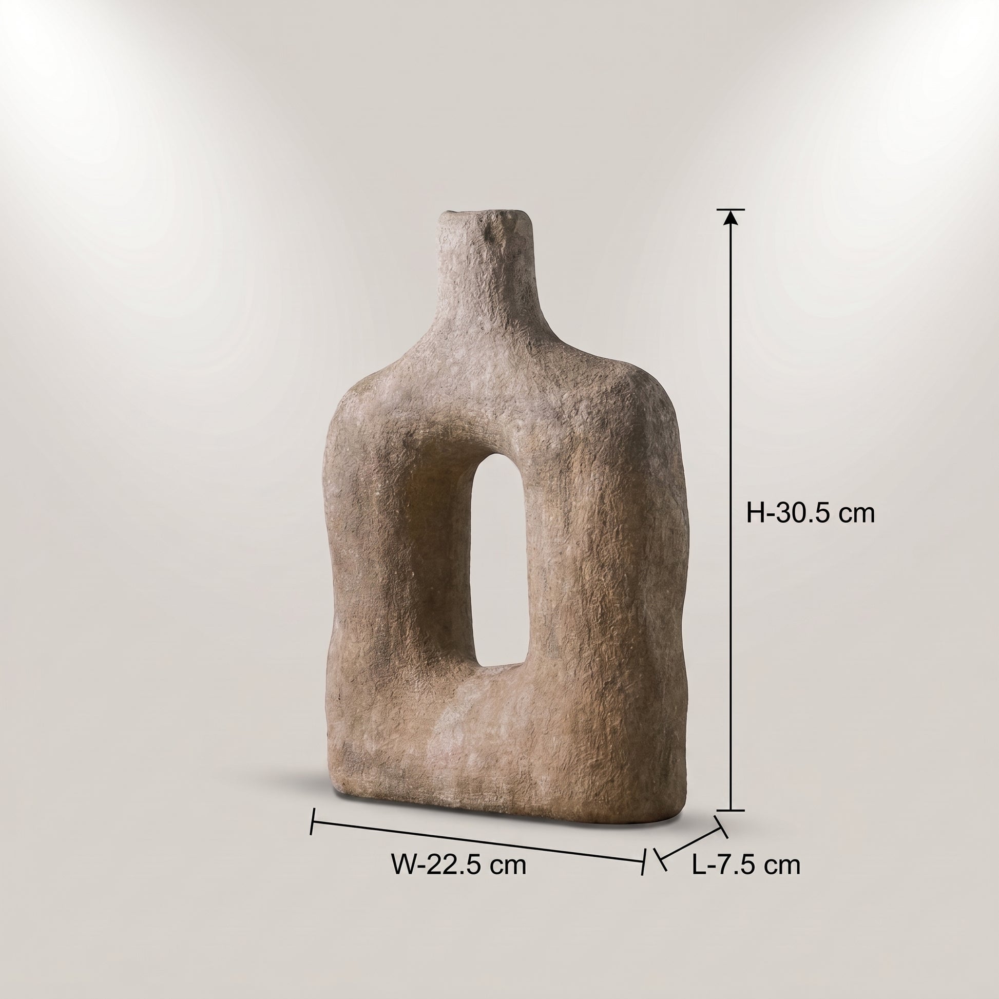 Small Wooden Ceramic Flower Vase By Zodiya-2