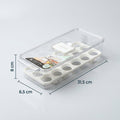 Clear Plastic Egg Storage Box by Zodiya