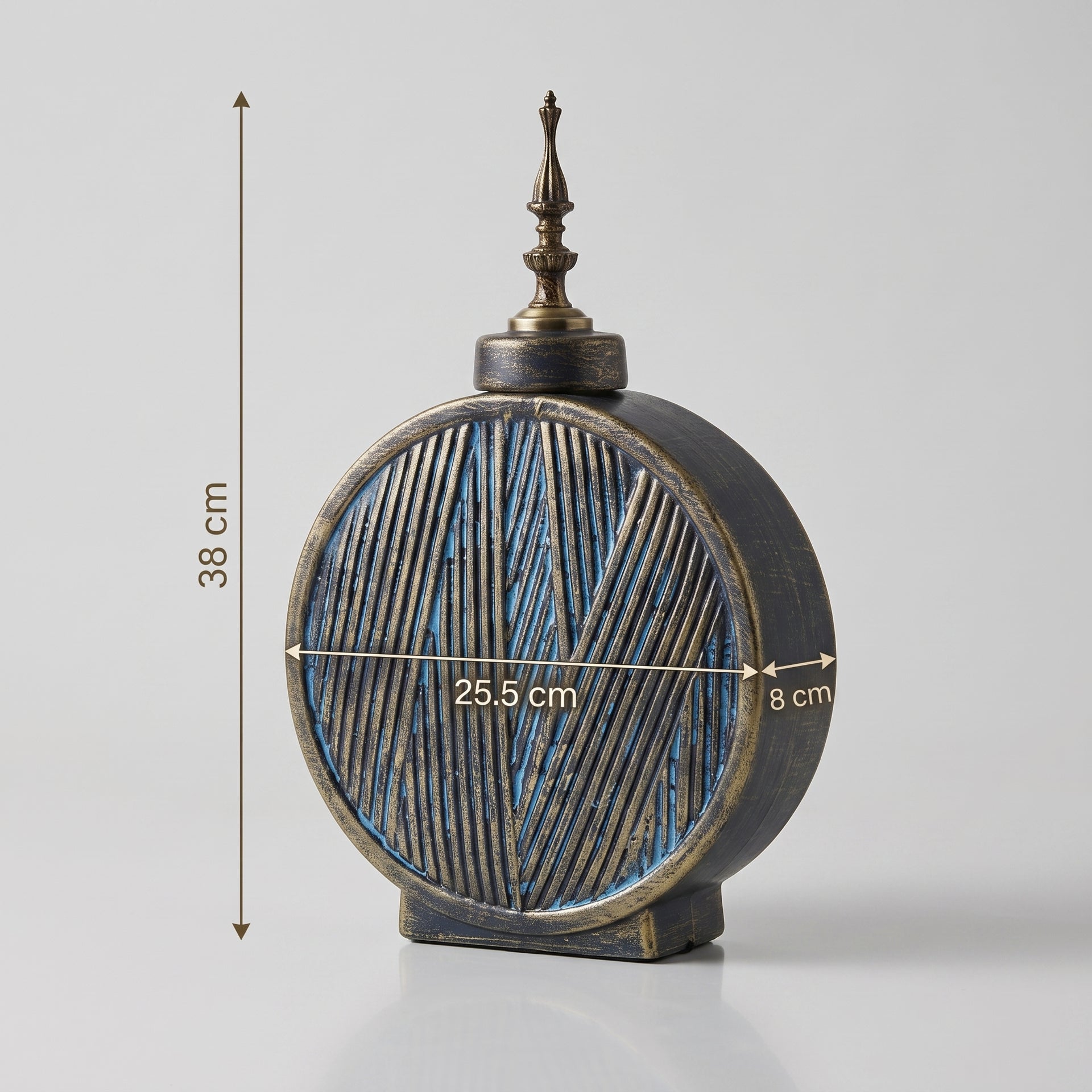 Round Decorative Urn By Zodiya