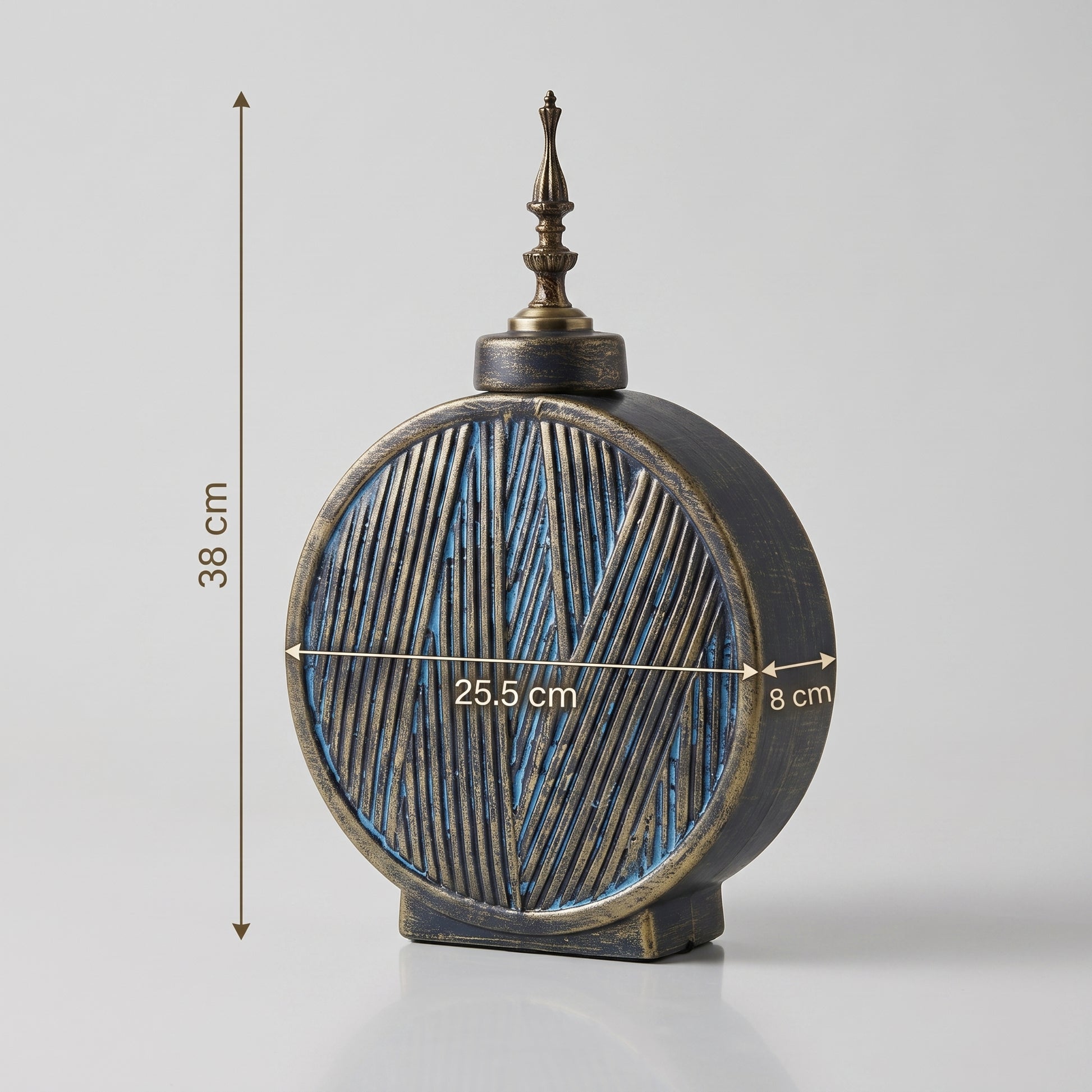 Round Decorative Urn By Zodiya-2