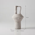 Earthy-toned Ceramic Vase By Zodiya